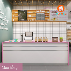 Quầy lễ tân hiện đại cho văn phòng Nolulu - QLT09