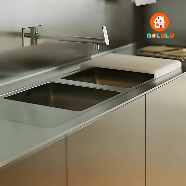 Mẫu tủ bếp cao và hiện đại Nolulu - PB017