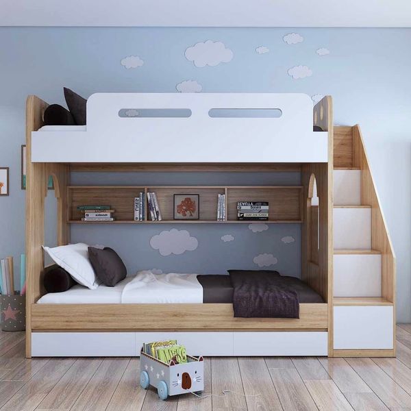 Giường Tầng Hiện Đại GT286 Đầy Đủ Kích Thước