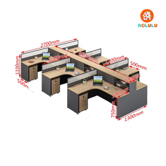 Bàn nhân viên hiện đại Nolulu - NV004
