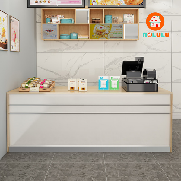 Quầy lễ tân hiện đại cho văn phòng Nolulu - QLT09