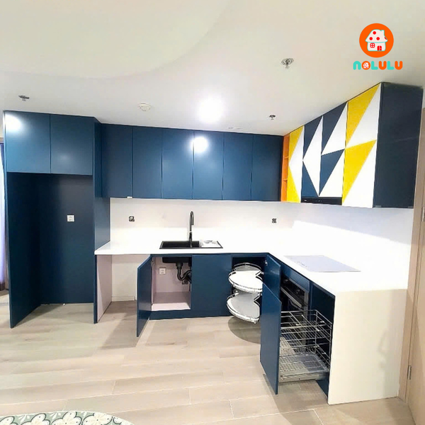 Thiết Kế Thi Công Nội Thất Phòng Bếp Cao Cấp Tại Vinhomes Grand Park Quận 9