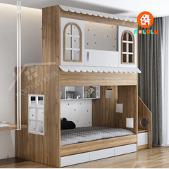 Giường tầng trẻ em hình ngôi nhà Nolulu - GT008