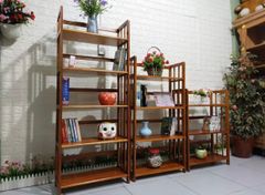 Kệ Sách Gỗ Tự Nhiên 4 Tầng (Rộng Từ 60cm-1m)