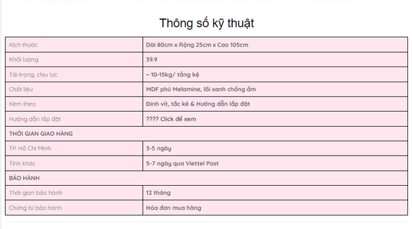 Tủ Sách Nhỏ Gọn Cabinet