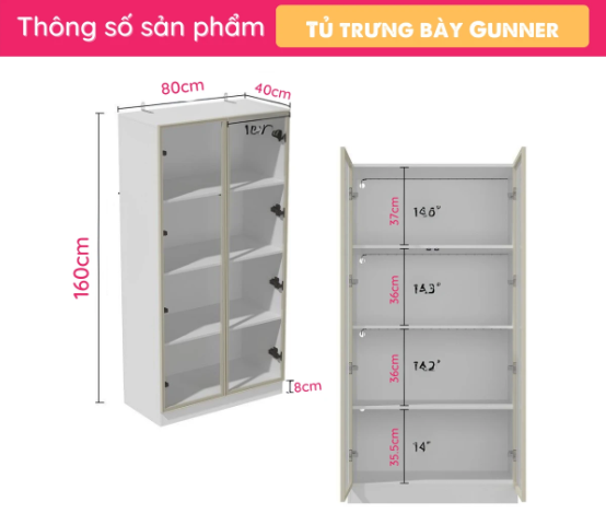 Tủ Rượu Nhỏ Gọn Gunner
