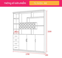 Tủ Đựng Rượu Aki