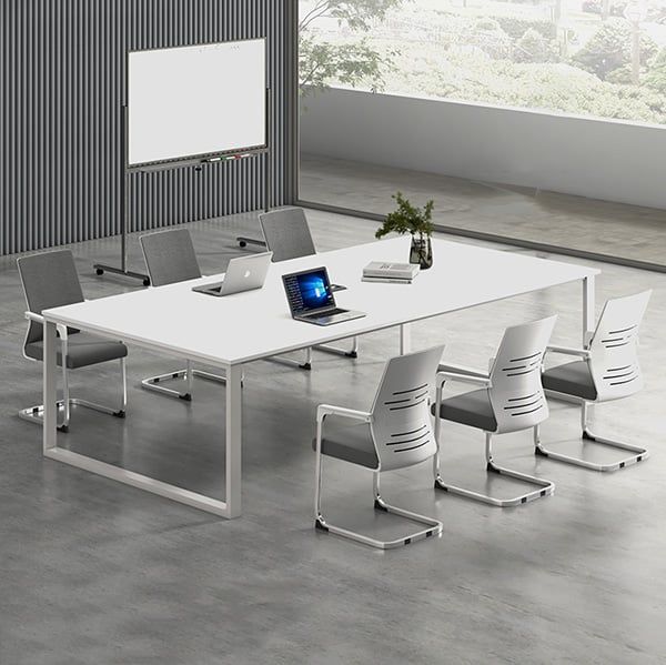 Bàn Họp Gỗ Chân Sắt Thiết Kế Đơn Giản BC-09