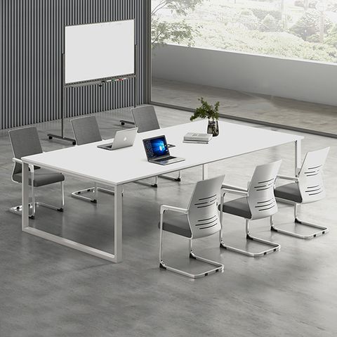 Bàn Họp Gỗ Chân Sắt Thiết Kế Đơn Giản BC-09