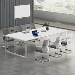 Bàn Họp Gỗ Chân Sắt Thiết Kế Đơn Giản BC-09