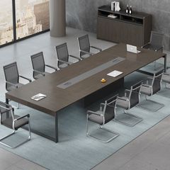 Bàn Họp Gỗ Chân Sắt Thiết Kế Đơn Giản BC-01