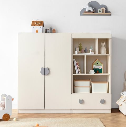 Combo 2 tủ quần áo đa năng thiết kế hiện đại cho bé -TQA 515