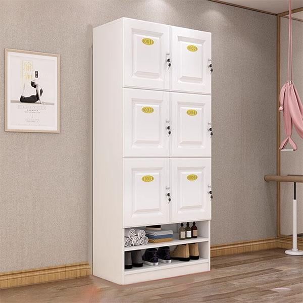 Tủ Locker Nhiều Ngăn Kèm Kệ - LK009
