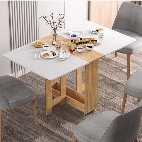 Bàn Ăn Thông Minh Xếp Gọn Có Bánh Xe BAX-14