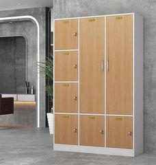 Tủ Locker Nhiều Ngăn Gỗ Lõi Xanh - LK013