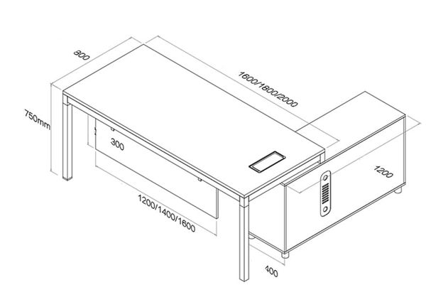 Bàn Giám Đốc Hiện Đại GĐ-09