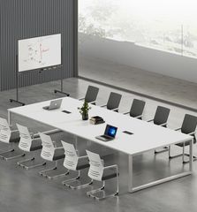 Bàn Họp Gỗ Chân Sắt Thiết Kế Đơn Giản BC-09