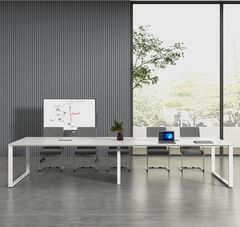 Bàn Họp Gỗ Chân Sắt Thiết Kế Đơn Giản BC-09