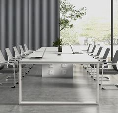 Bàn Họp Gỗ Chân Sắt Thiết Kế Đơn Giản BC-09