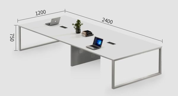 Bàn Họp Gỗ Chân Sắt Thiết Kế Đơn Giản BC-09