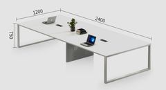 Bàn Họp Gỗ Chân Sắt Thiết Kế Đơn Giản BC-09