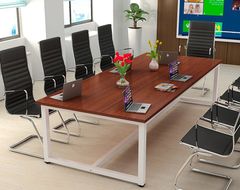 Bàn Họp Gỗ Chân Sắt Thiết Kế Đơn Giản BC-04