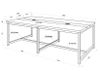 Bàn Họp Gỗ Chân Sắt Thiết Kế Gọn Gàng BC-07