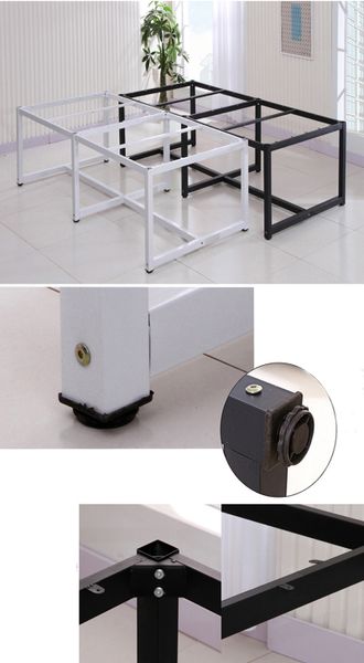 Bàn Họp Gỗ Chân Sắt Thiết Kế Gọn Gàng BC-07