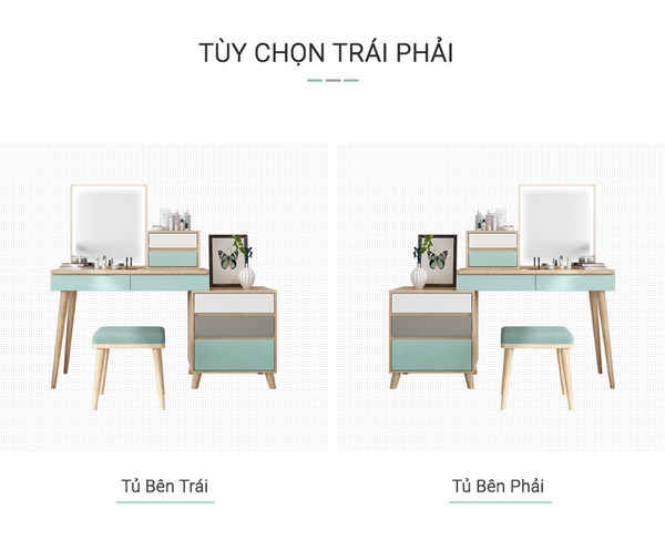 Bàn Trang Điểm Hiện Đại Thương Hiệu NOLULU TD-44