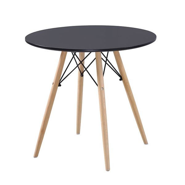 Bộ Bàn Tròn Veron 2 Ghế (Đen)