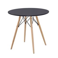 Bộ Bàn Tròn Veron 2 Ghế (Đen)