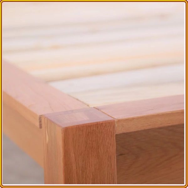 Giường Panel 01 - Gỗ Sồi Mỹ 140-160-180 (cm)