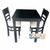 Bộ Bàn Ăn CABIN 2 Ghế (Đen)