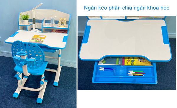 Bộ Bàn Ghế Chống Gù Dành Cho Học Sinh Tiểu Học NO-306
