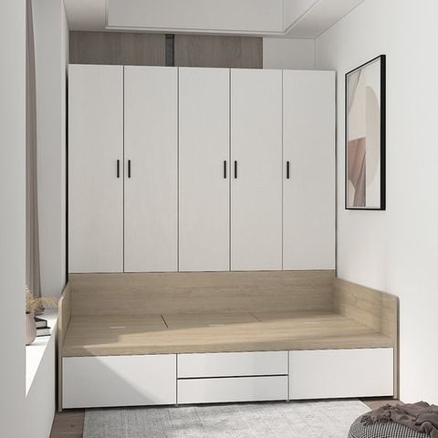 Giường Ngủ GNT-259 Kết Hợp Tủ Quần Áo