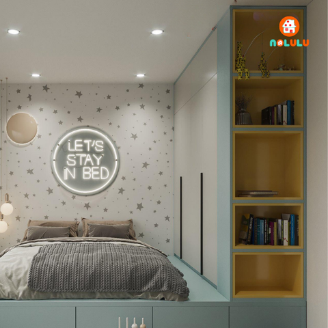 Thiết kế nội thất phòng ngủ bé trai hiện đại  Nolulu - BT001