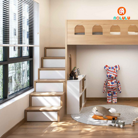 Thiết kế nội thất phòng ngủ bé trai hiện đại  Nolulu - BT002