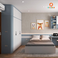 Thiết kế nội thất phòng ngủ bé trai hiện đại  Nolulu - BT003