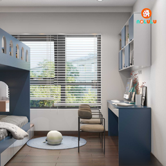 Thiết kế nội thất phòng ngủ bé trai hiện đại  Nolulu - BT004