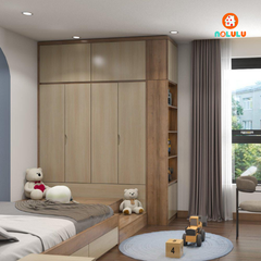 Thiết kế nội thất phòng ngủ bé trai hiện đại  Nolulu - BT005