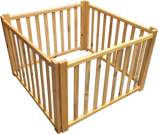 Cũi quây gỗ thông C81