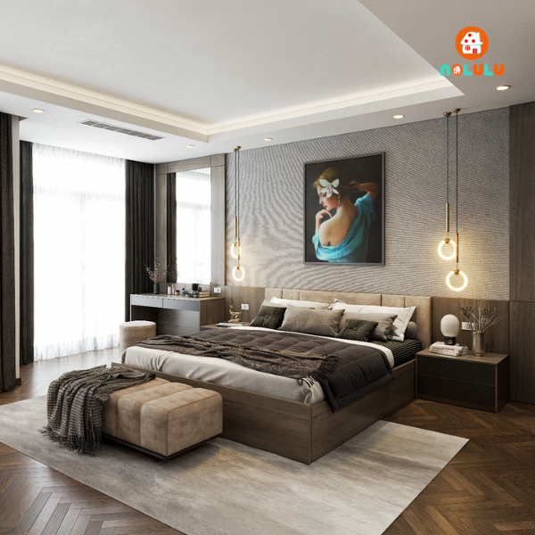 Combo nội thất phòng ngủ hiện đại Nolulu - CB004