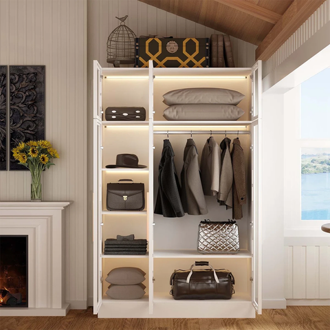 Tủ Quần Áo Có Led Hiện Đại - COLSON