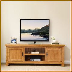 Kệ Tivi Gỗ Sồi Mỹ 2 Cánh - 1m2