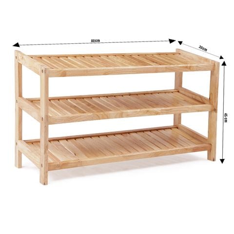 Kệ Giày Dép 3 Tầng Rộng 80cm