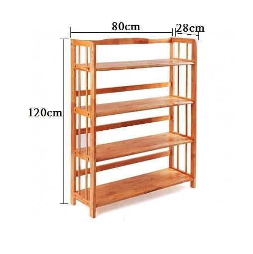 Kệ Sách 4 Tầng (Rộng 80cm)