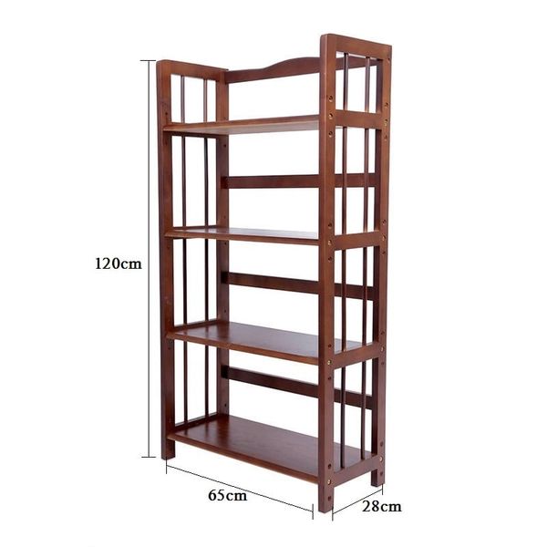 Kệ Sách Gỗ Tự Nhiên 4 Tầng (Rộng Từ 60cm-1m)