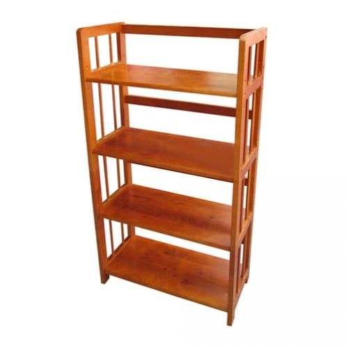 Kệ Sách Gỗ Tự Nhiên 4 Tầng (Rộng Từ 60cm-1m)