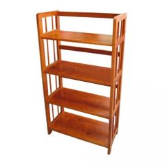 Kệ Sách Gỗ Tự Nhiên 4 Tầng (Rộng Từ 60cm-1m)