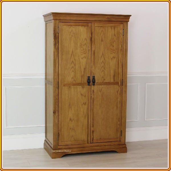 Tủ Quần Áo NO-10A Gỗ Sồi Mỹ 2 Cánh (1m05)